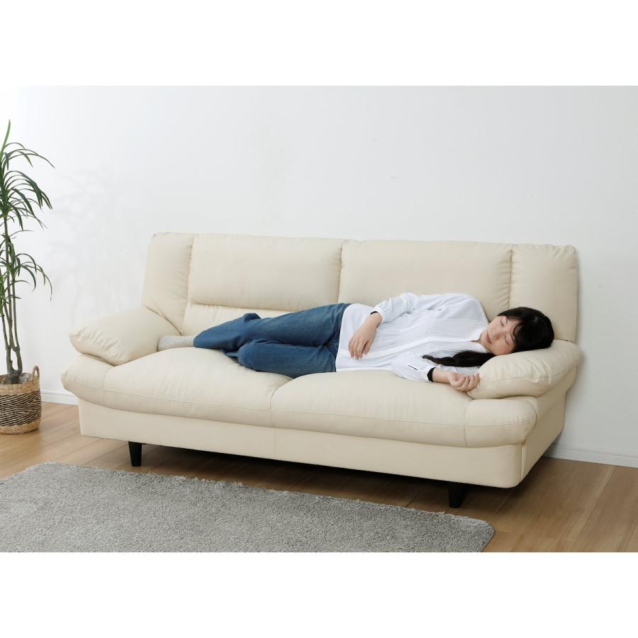 アテーナライフ 傷が付きにくくへたりにくいポケットコイルソファー 3