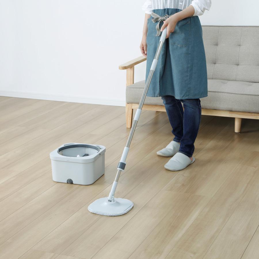 アテーナライフ きれいな水で洗える回転モップ : コメリドットコム