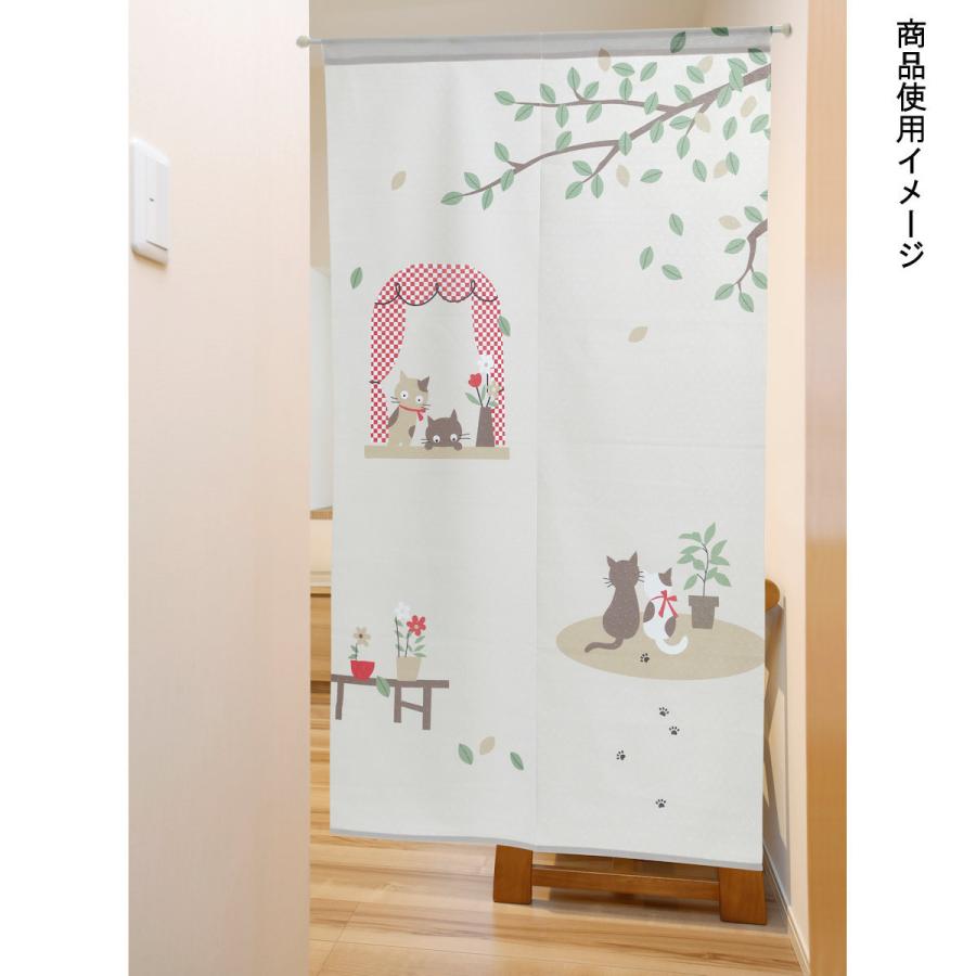 のれん ねこの友達 85×150cm : コメリドットコム - 通販