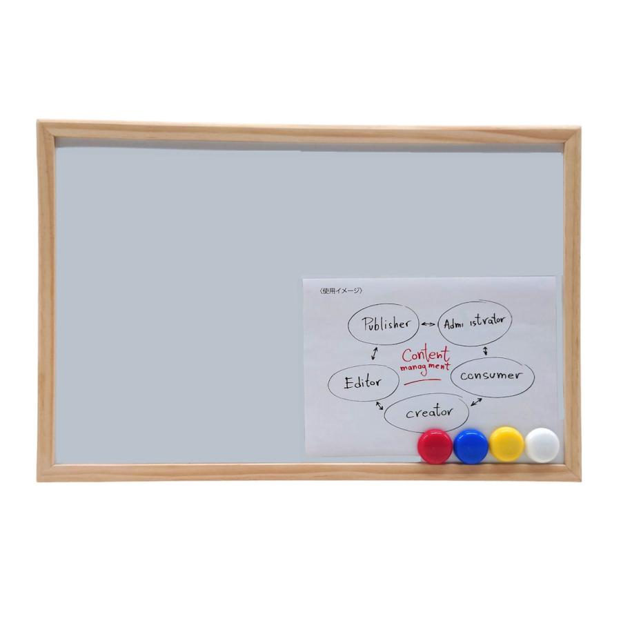 L'CREST（ルクレスト） 木枠ホワイトボード 90×60cm