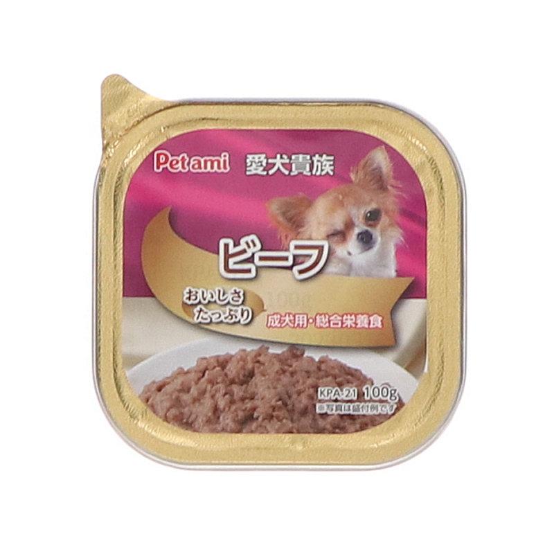 Petami 愛犬貴族トレイ ビーフ 100g : コメリドットコム