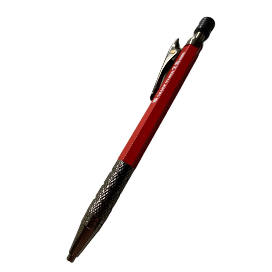 祥碩堂 朱雀 建築用シャープペン 2．0mm 本体 赤 500−R