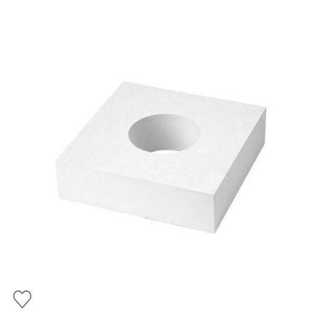 ホンマ製作所 薪ストーブ用煙突部材 メガネ石 200mm用 10cm厚