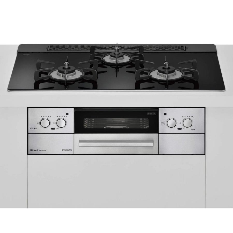 リンナイ リンナイ ビルトインコンロ リッセ 幅75cm ガラストップ  
