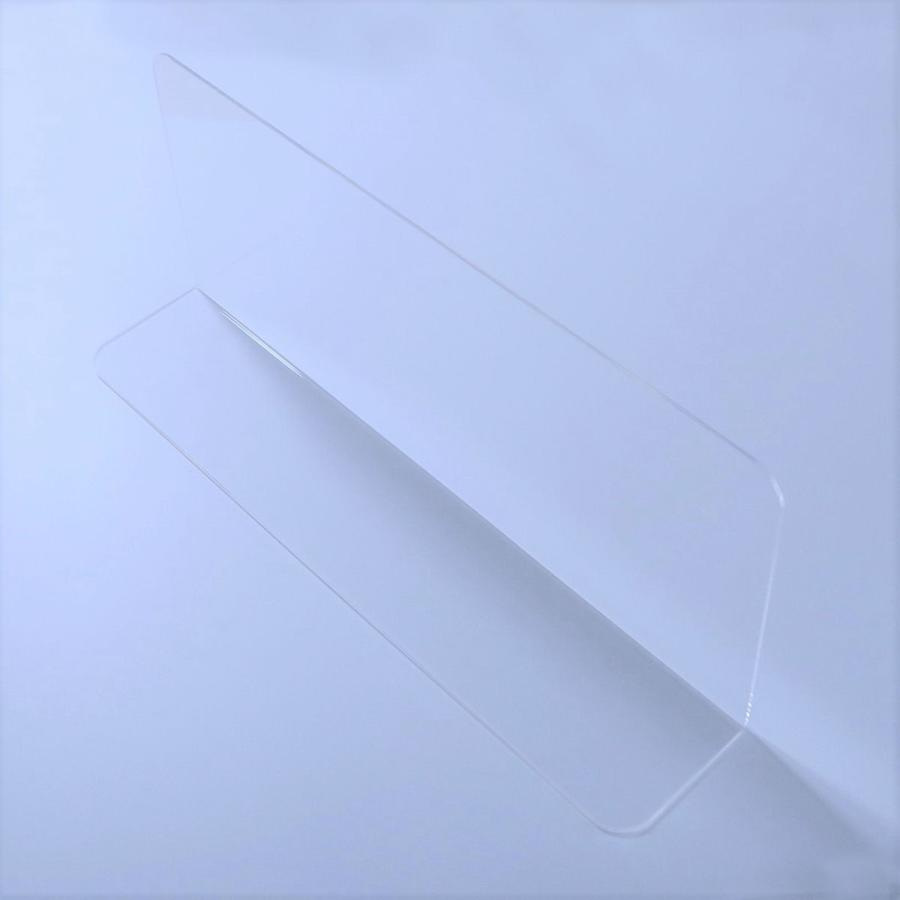 アクリルL型仕切板 幅75×高さ150×奥行350mm 2個セット