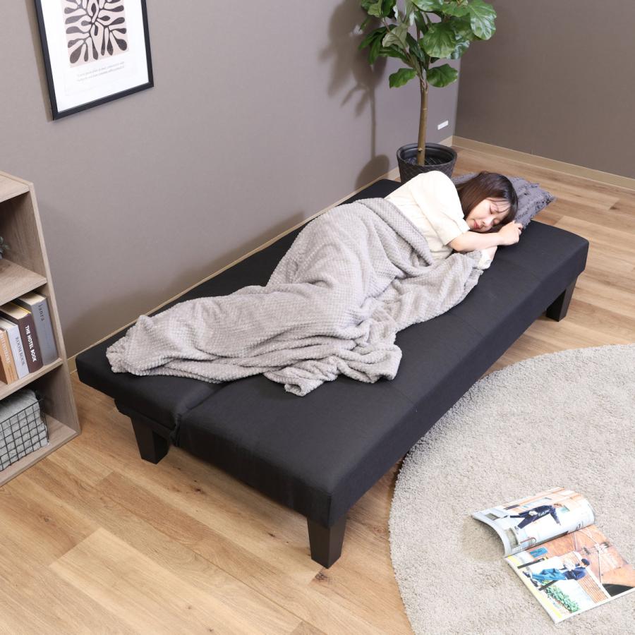 [新品]ソファベッド スミス BK【001】 不二貿易（Fuji Boeki） ソファーベッド スミス2 ブラック BK