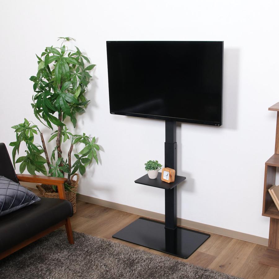 新品未使用　プロジェクター　テレビスタンド 32~65V対応 ホワイト＆ブラック 32～80V型対応 テレビスタンド WALL V3 ハイタイプ サテン