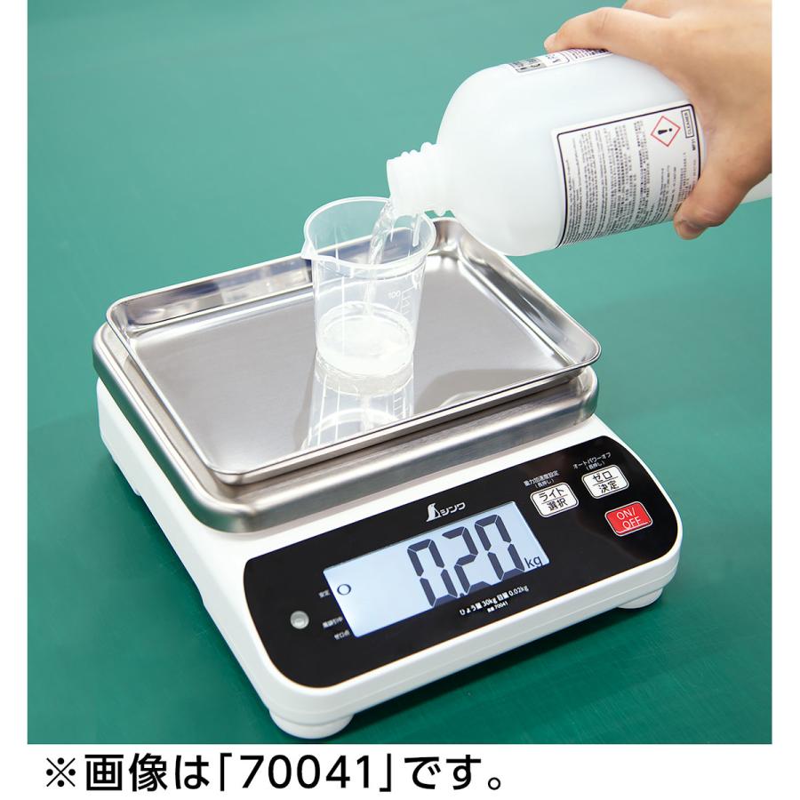 シンワ測定　デジタルはかり　ＷＰ　６０００ｇ　防塵防水　取引証明以外用　７００３８ 【結束】