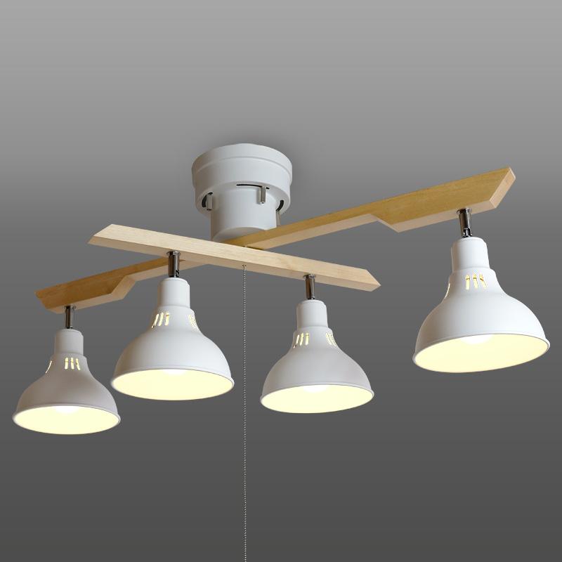 TAKIZUMI 瀧住 ロッドスポットライト LED4灯可動アーム 電球色