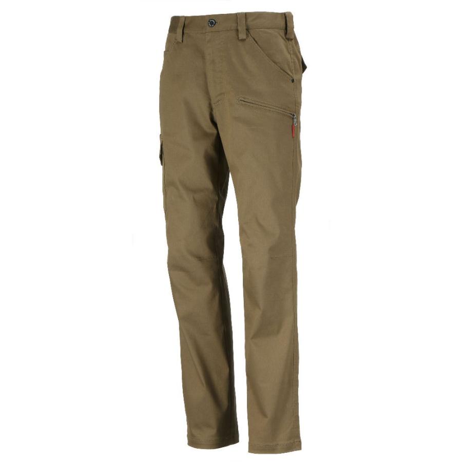 カジメイク T／Cストレッチカーゴパンツ キャメル 3L 6774