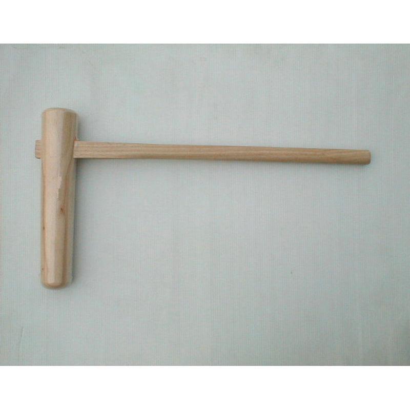 木製の杵 餅つきの杵、石臼、木製台