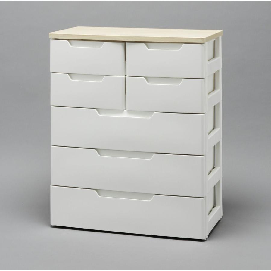 MUチェスト MU−7234 ホワイト／ペアー : コメリドットコム