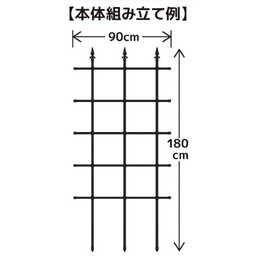 第一ビニール　ローズフェンス　１８０ｃｍ 4個セット_3
