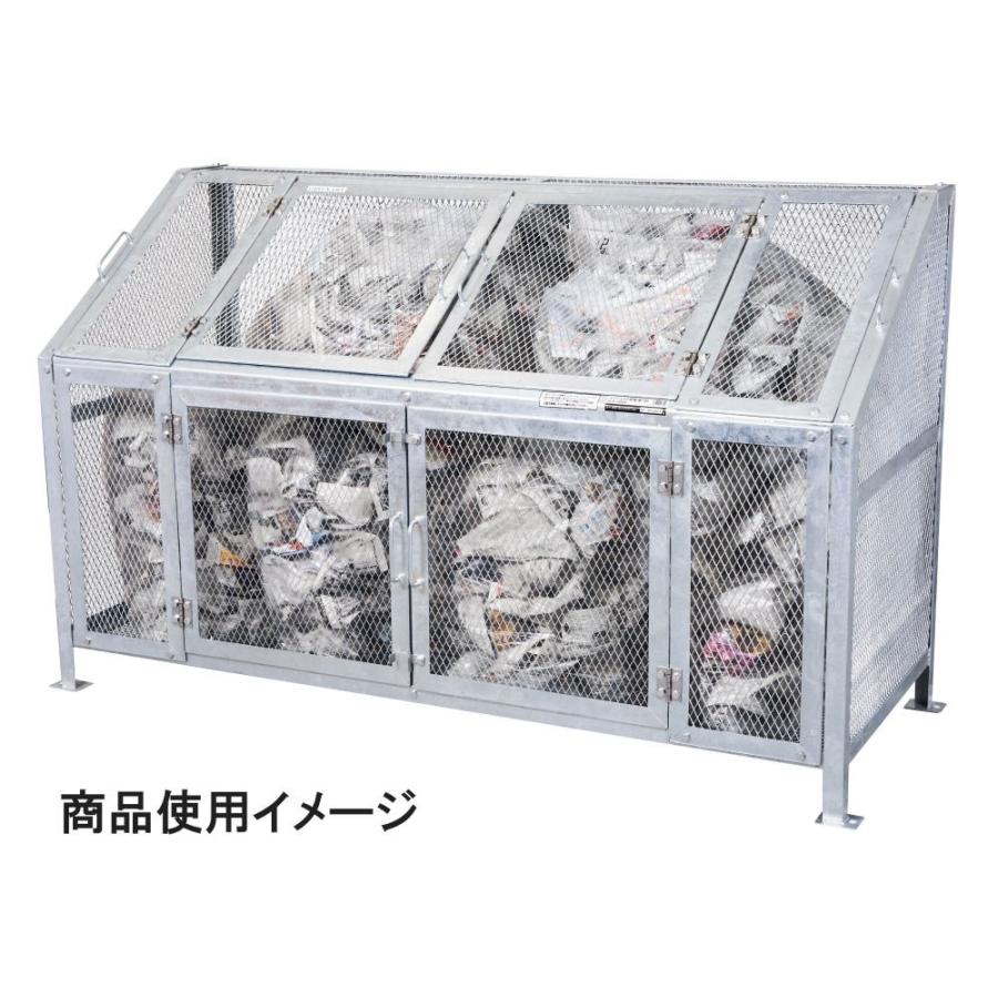 ごみ捨て メッシュゴミ収集庫900L完成品 KDB−1800N : コメリドット