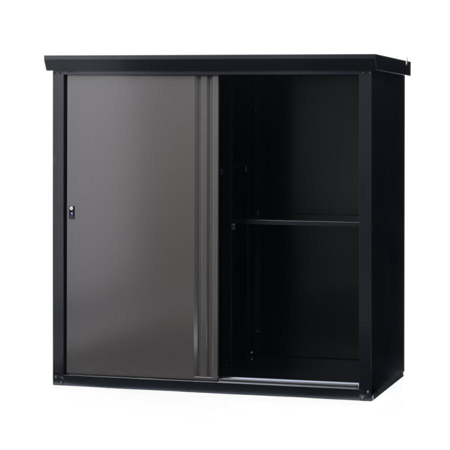 グリーンライフ　収納庫　ダシーレ　ブラック＆アッシュグレー　ＳＲＭ−１５１５（ＢＫ＆ＡＧＹ）_1
