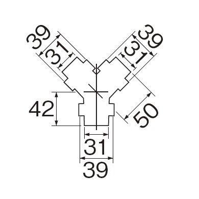 排水ホースY型継手 PH62−35 : コメリドットコム - 通販