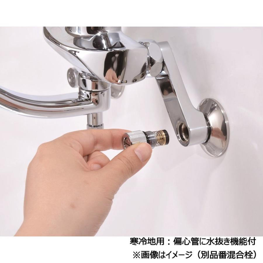 シングルレバー混合栓　上向きパイプで流しを広く使える　オールめっき　寒冷地用　Ｋ１７１２ＡＫ−１３_3