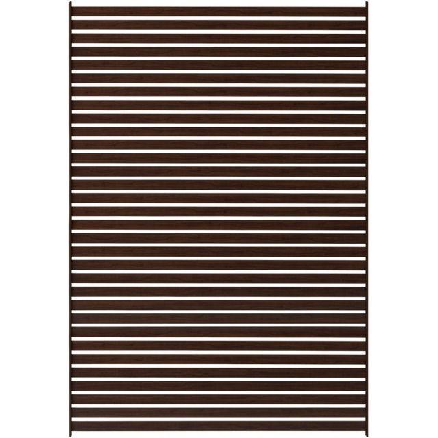 美ＷＯＯＤフェンス　スリムボーダー１７６５　ブラウンウッド