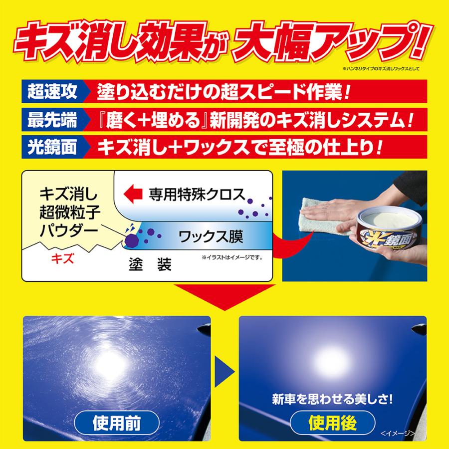 ソフト99 光鏡面WAX パール＆メタリック 200g : コメリドット