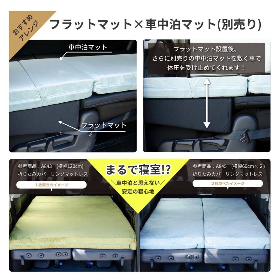 車中泊マットレス 日産セレナC27専用 8人乗り用 A1606a−a