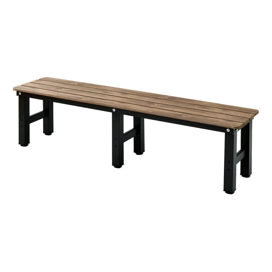 山善（YAMAZEN） PS縁台 150cm ダークブラウン PBT−150