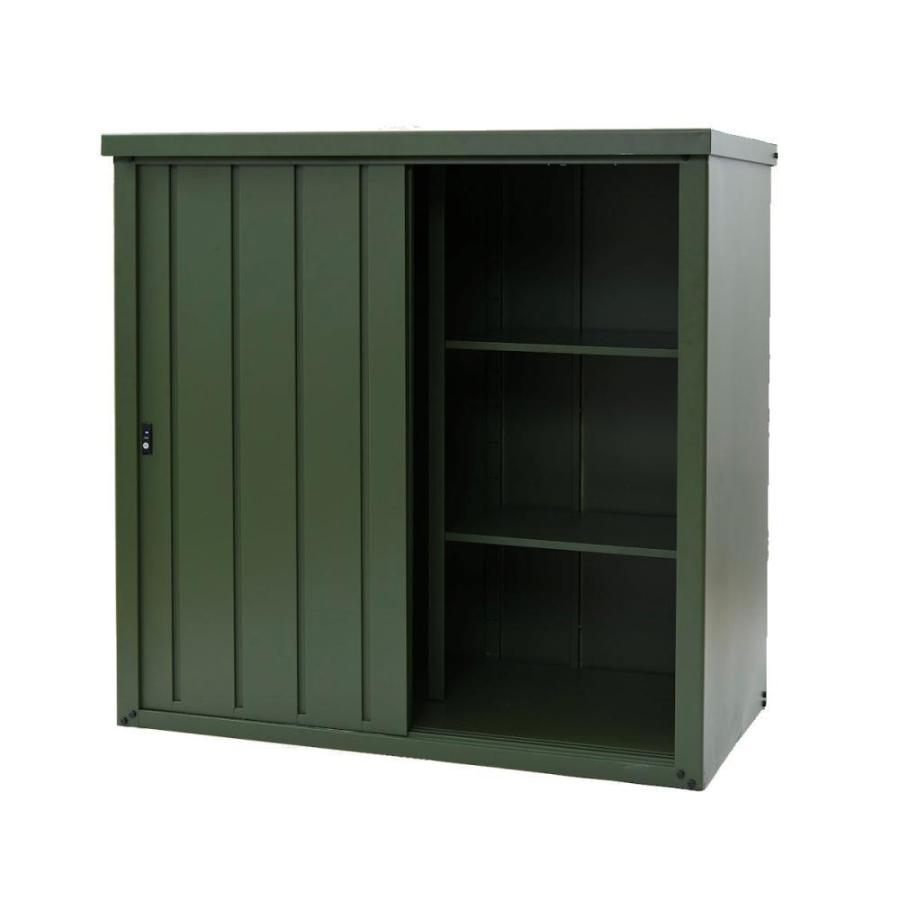 山善（YAMAZEN） デザイン収納庫 カーキ DSLB−1515（OD