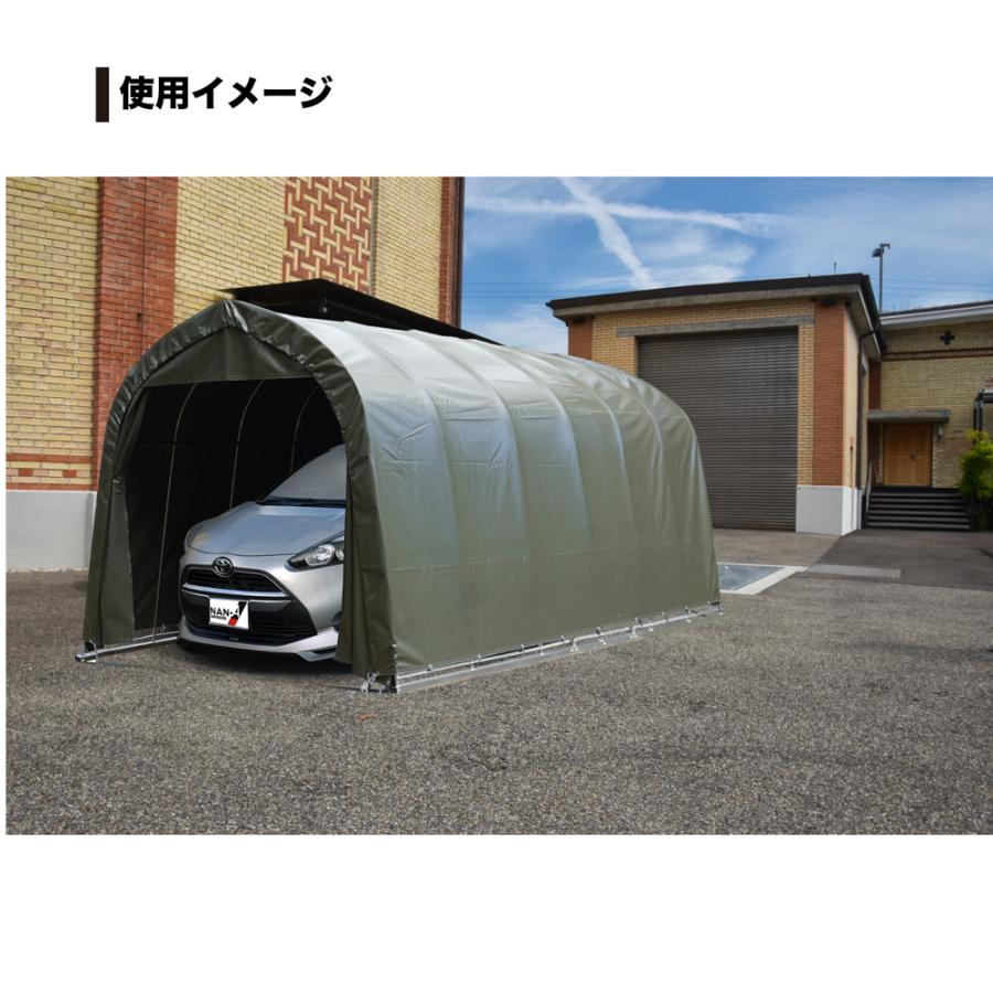 南榮工業（南栄工業）　パイプ車庫　２７４８Ｂ　ＯＤ　オリーブドラブグリーン