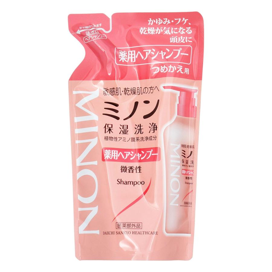MINON 第一三共 ミノン 薬用ヘアシャンプー 詰め替え用 380mL