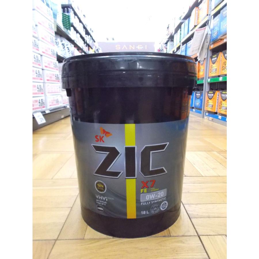 SK ZIC エンジンオイル X7 全合成油 OW−20 18L SK ZIC エンジンオイル X7 全合成油 OW−20 18L