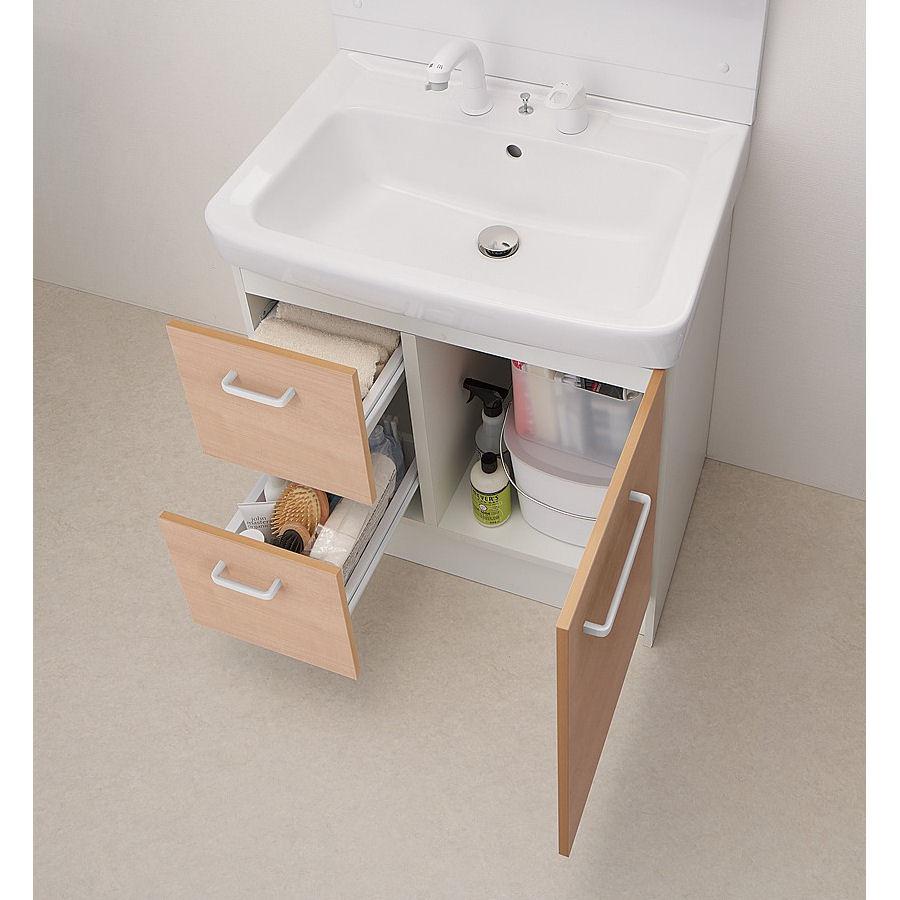 ＬＩＸＩＬ　洗面台　Ｄ７シリーズ　クリエモカ　Ｄ７Ｎ５−７５５ＳＹ−Ｗ／ＬＭ２Ｗ komeri_4989236426111