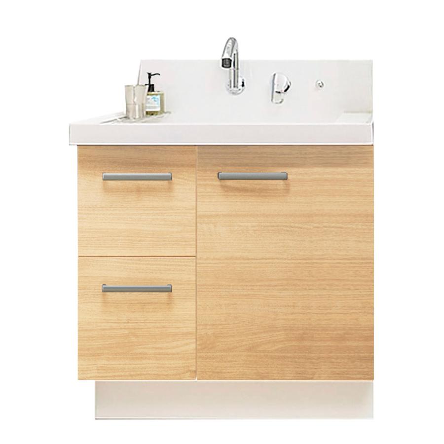 ＬＩＸＩＬ　洗面化粧台　Ｋ１シリーズ　引出タイプ　間口７５ｃｍ×高さ８０ｃｍ　クリエペール　寒冷地用　Ｋ１Ｈ５−７５５ＳＹＮ／ＬＰ２Ｈ