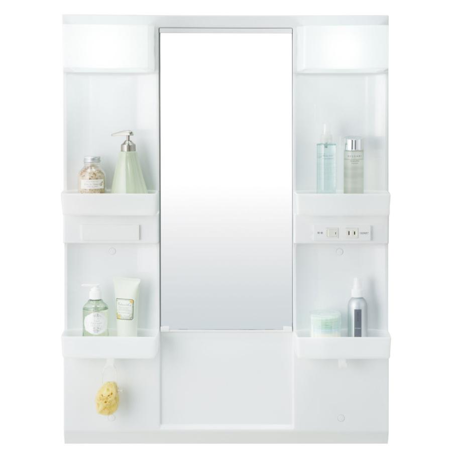 4908-0)LIXIL リクシル 洗面化粧台＋ミラーキャビネット 750幅