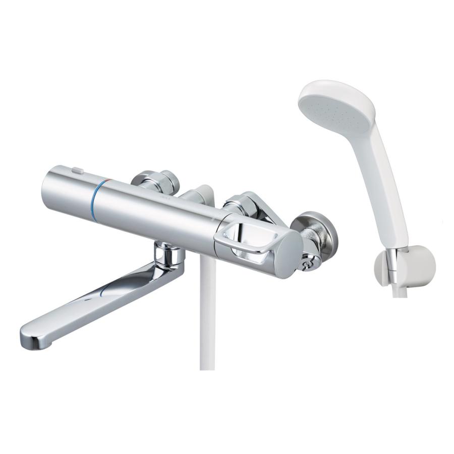 INAX・LIXILサーモスタット混合水栓、シャワーホース付き サーモスタット付き シャワーバス水栓 スイッチシャワー付き INAX