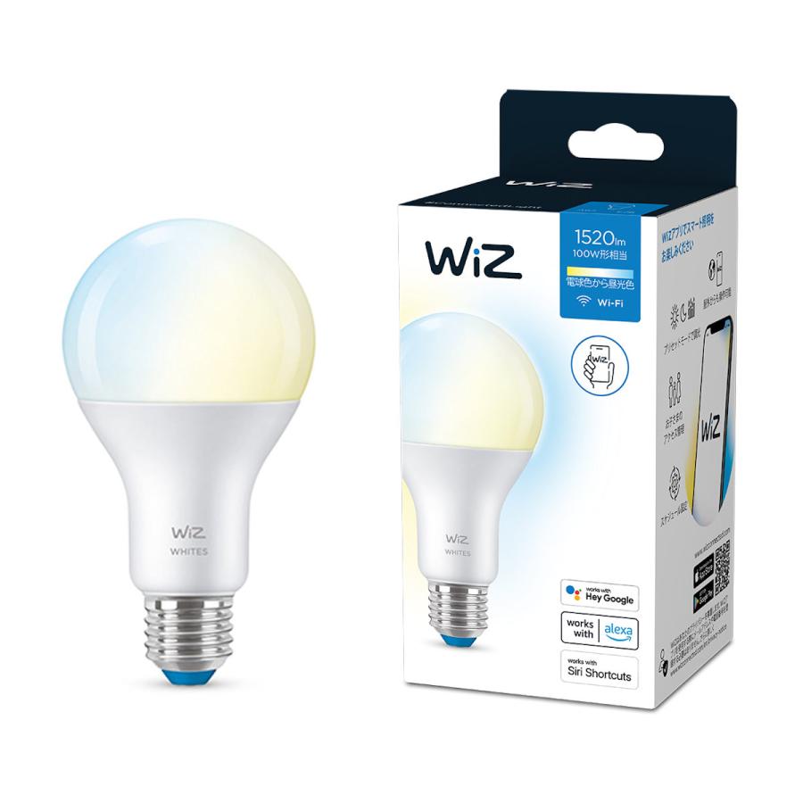 WIZ スマートLED電球 100W E26 昼光／電球色