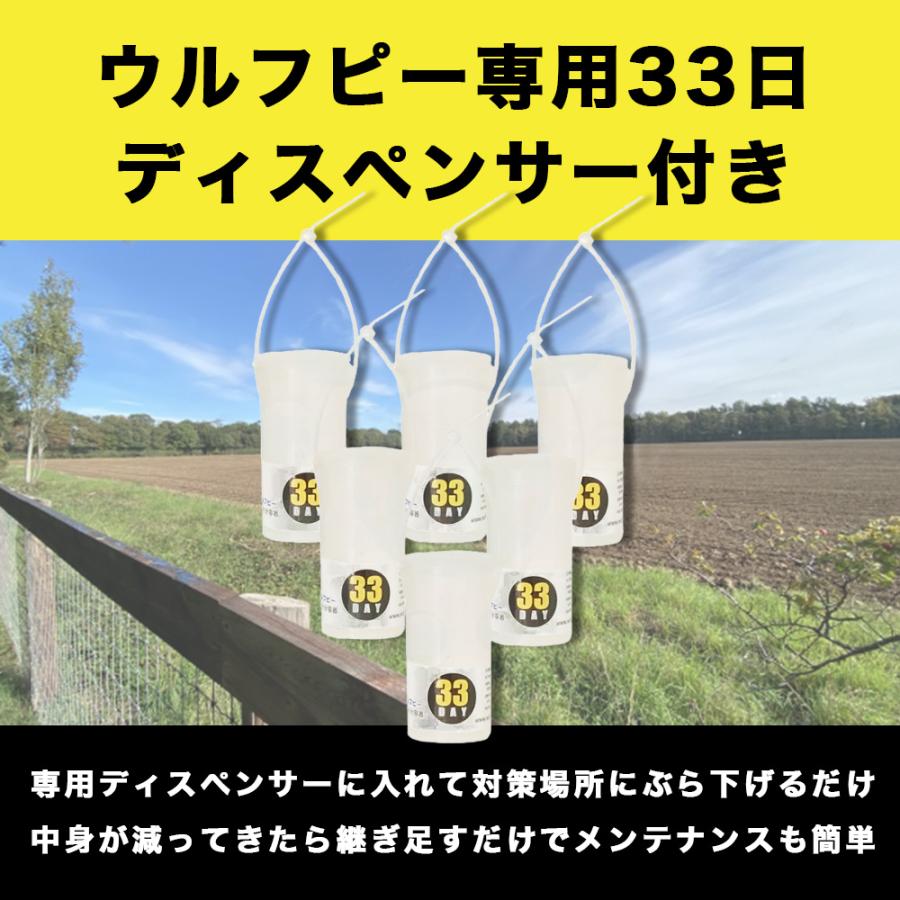 正規品 ウルフピー 約3.8リットル ディスペンサー付き 熊よけ クマよけ