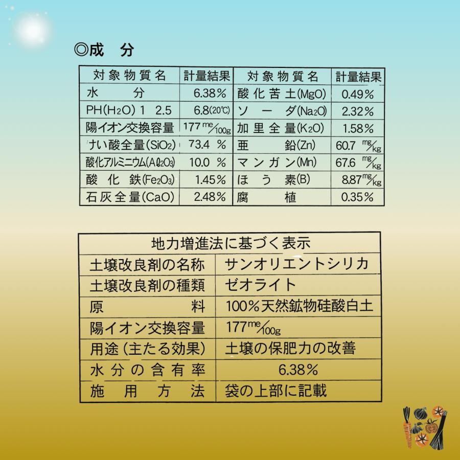 野菜シリカ1kg 1〜2坪用 サングリーンオリエント 連作障害抑止 100