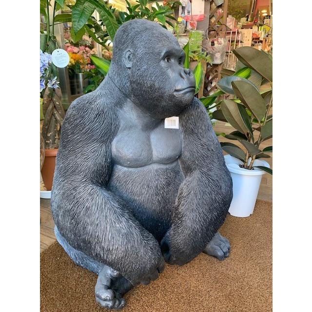 限定素材を使用 ゴリラ　置物　リアル　大きい 【QGW9319355750】(33150円)