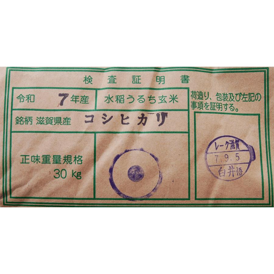 コシヒカリ 【7年産】玄米 2kg 環境こだわり米 滋賀朽木 こしひかり