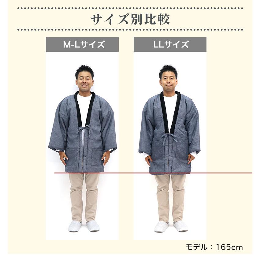HANGTEN（ハンテン） はんてん メンズ 中綿入り袢天 亀甲柄 全2柄 男性