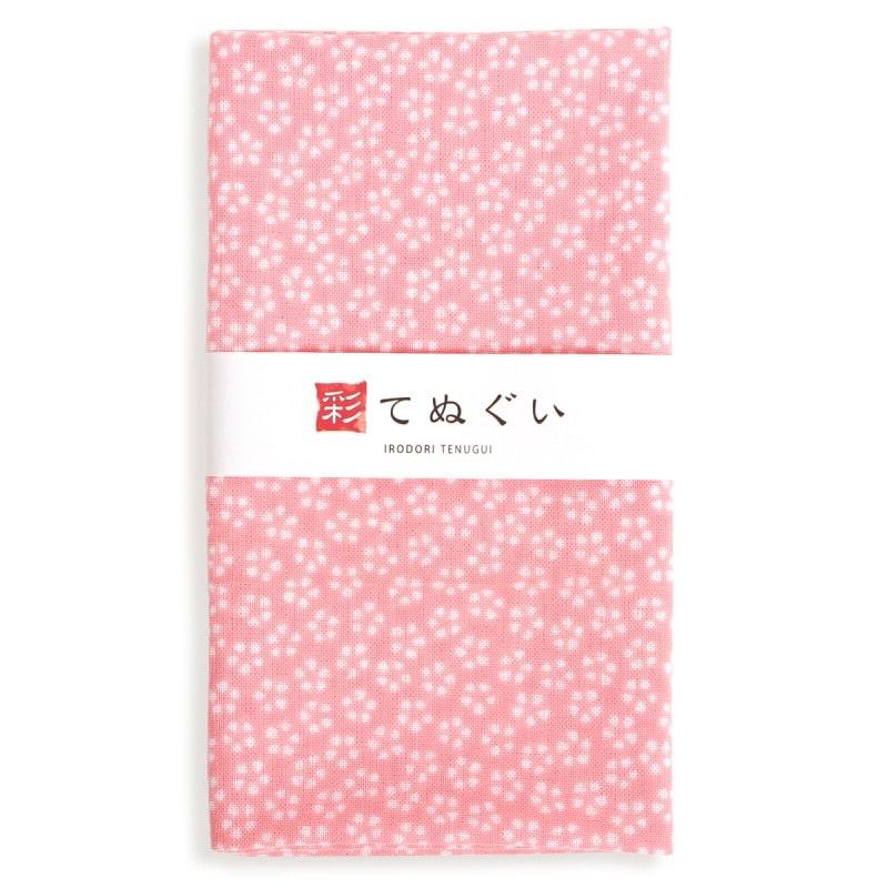 手ぬぐい 日本製 小桜 桃 ピンク 春 和柄 小紋調 ほつれ防止加工なし 手拭い 乾きやすい 昔ながら タオル ハンカチ 彩 Irodori Te Ir メール便8点まで Te Ir あいらしか 通販 Yahoo ショッピング