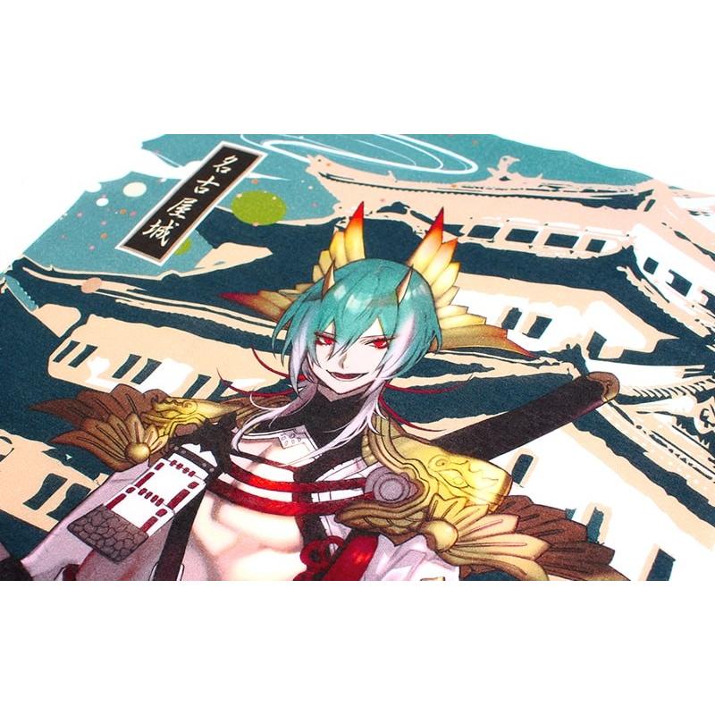 城郭てぬぐい 名古屋城 日本製 和雑貨 DESIGNER:吠L(Hoeru) 36