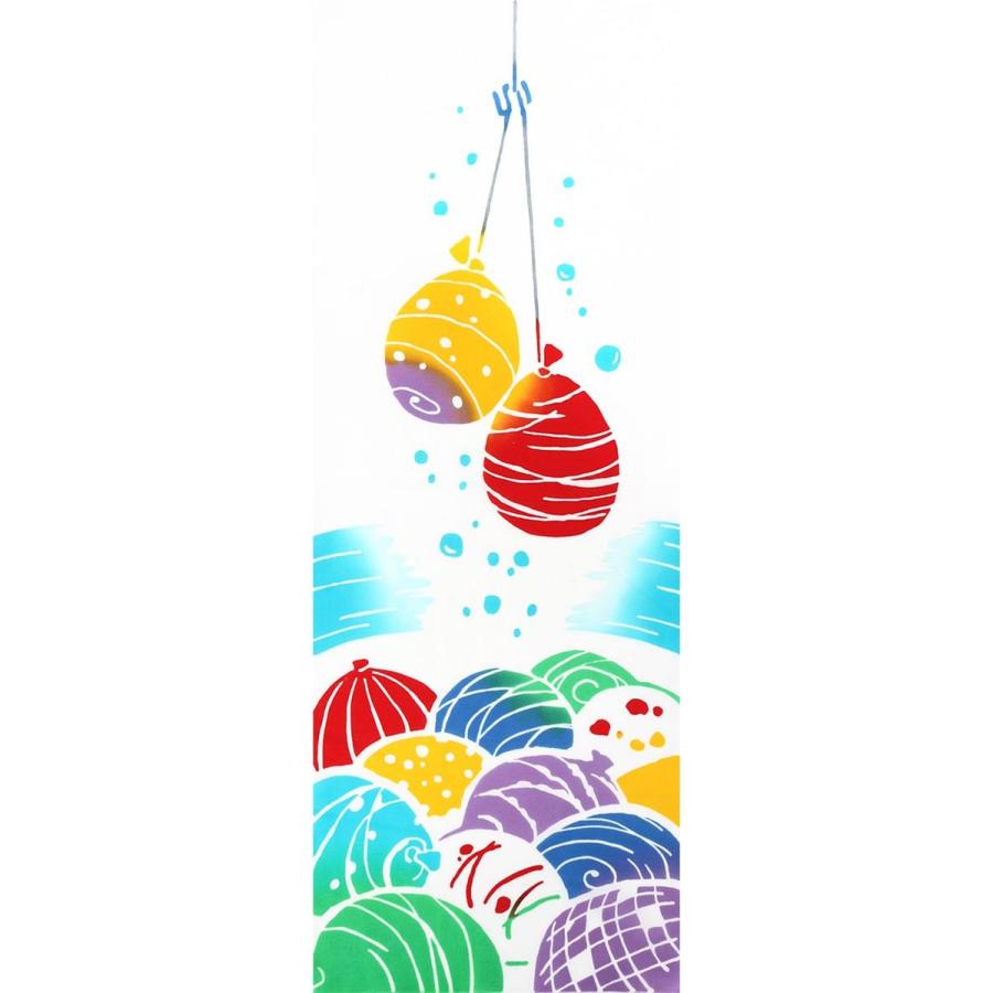 手ぬぐい ヨーヨー釣り 水風船 夏 祭り 花火大会 縁日 四季 季節 本染 注染 日本製 和雑貨 Airashika あいらしか Te 8010 01 メール便8点まで Te 8010 01 あいらしか 通販 Yahoo ショッピング