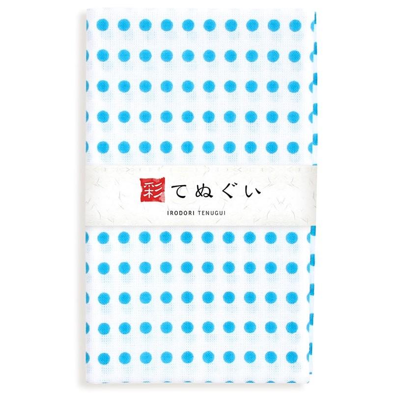 IRODORI 手ぬぐい 3枚セット 豆絞りBセット 緑 青 紺 日本製 手拭い