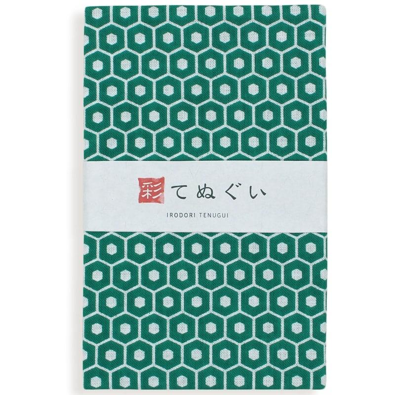 IRODORI 手ぬぐい 3枚セット 縁起（緑）セット 日本製 手拭い 剣道 和