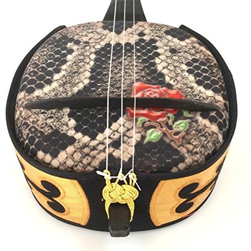 【美品】沖縄三線 三味線　弦張替え済　チューナー　ピック　消音ウマ付き 美品】沖縄三線 三味線 弦張替え済 チューナー ピック 消音ウマ付き