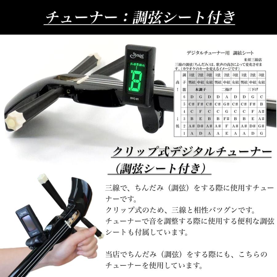 三線 沖縄三線セット 初心者用『究極』デザイン三線コンプリートフル 