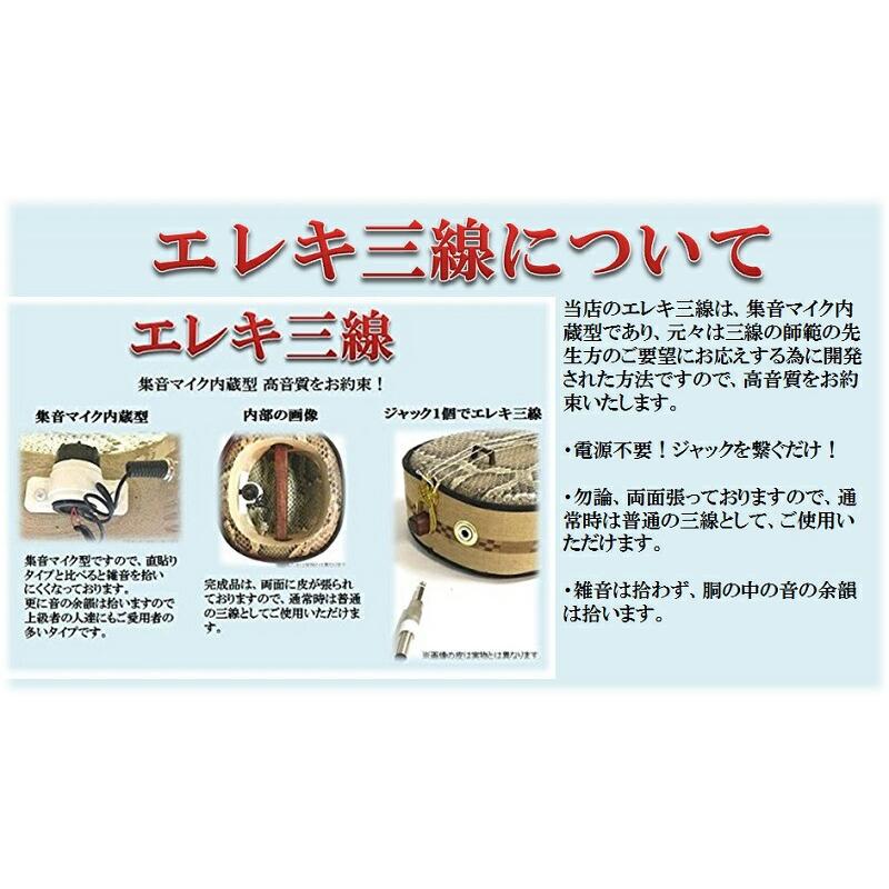 三線 沖縄三線 ペグカラクイ仕様 真壁型 黒塗り 人工皮 初心者用