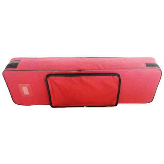 三線 ケース セミハードケース レッド フルボディーガードタイプ