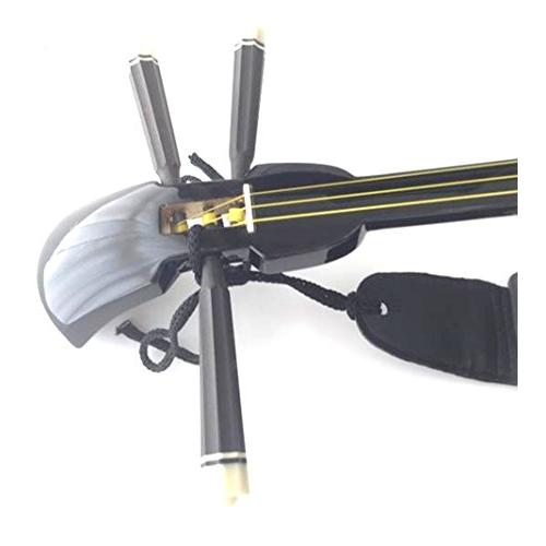 三線 人工皮　ストラップ付き　美品 三線 ストラップ ミンサー柄 カラーはブラック・ブルー・ワインレッド