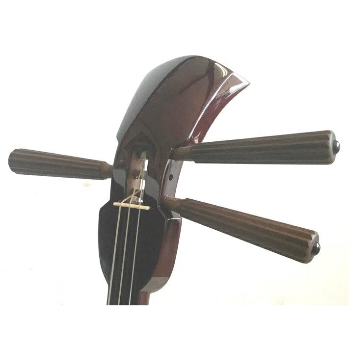 三線 ゆし木 真壁型 スンチー塗り 本張り 本蛇皮一枚張り 沖縄 奄美  